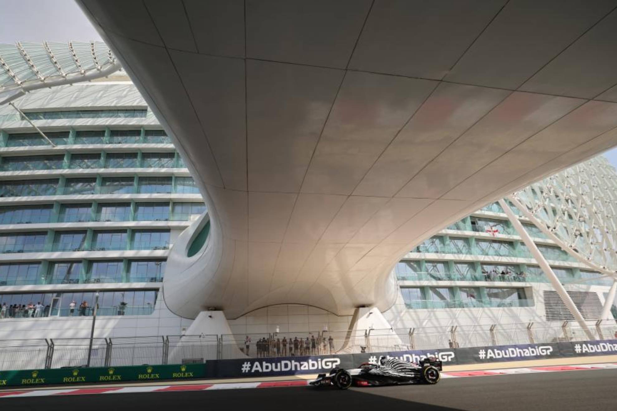 Daniel Ricciardo during FP1 for the Abu Dhabi GP