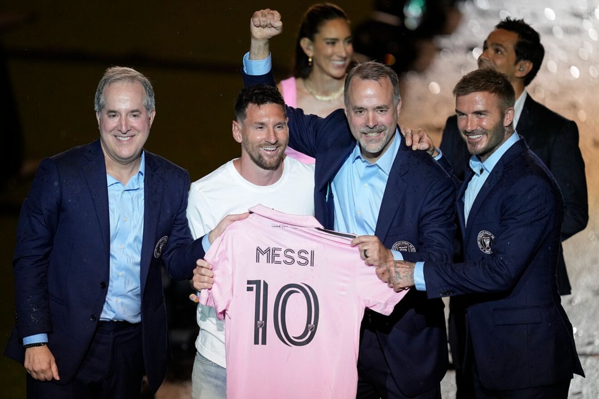 Lionel Messi presented as an Inter Miami player